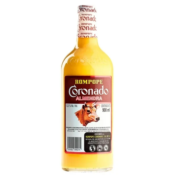 Rompope coronado con almendras 1 L 10 % ALC. VOL.