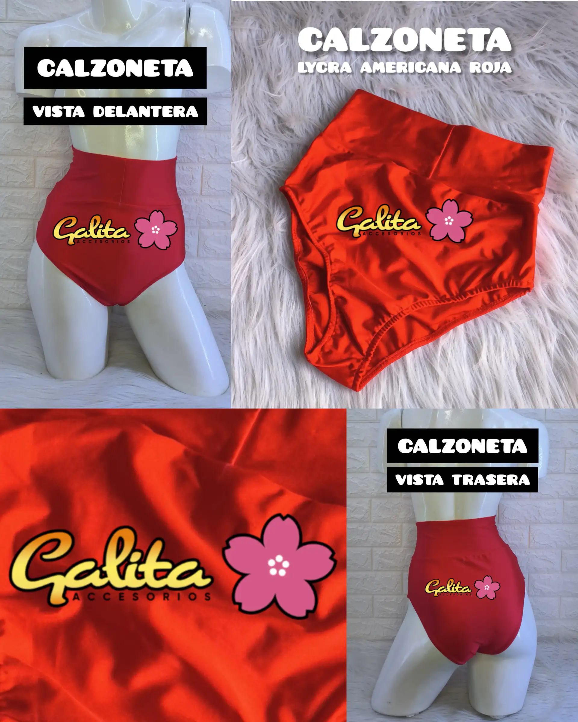 Lycra Roja - Talla S 2