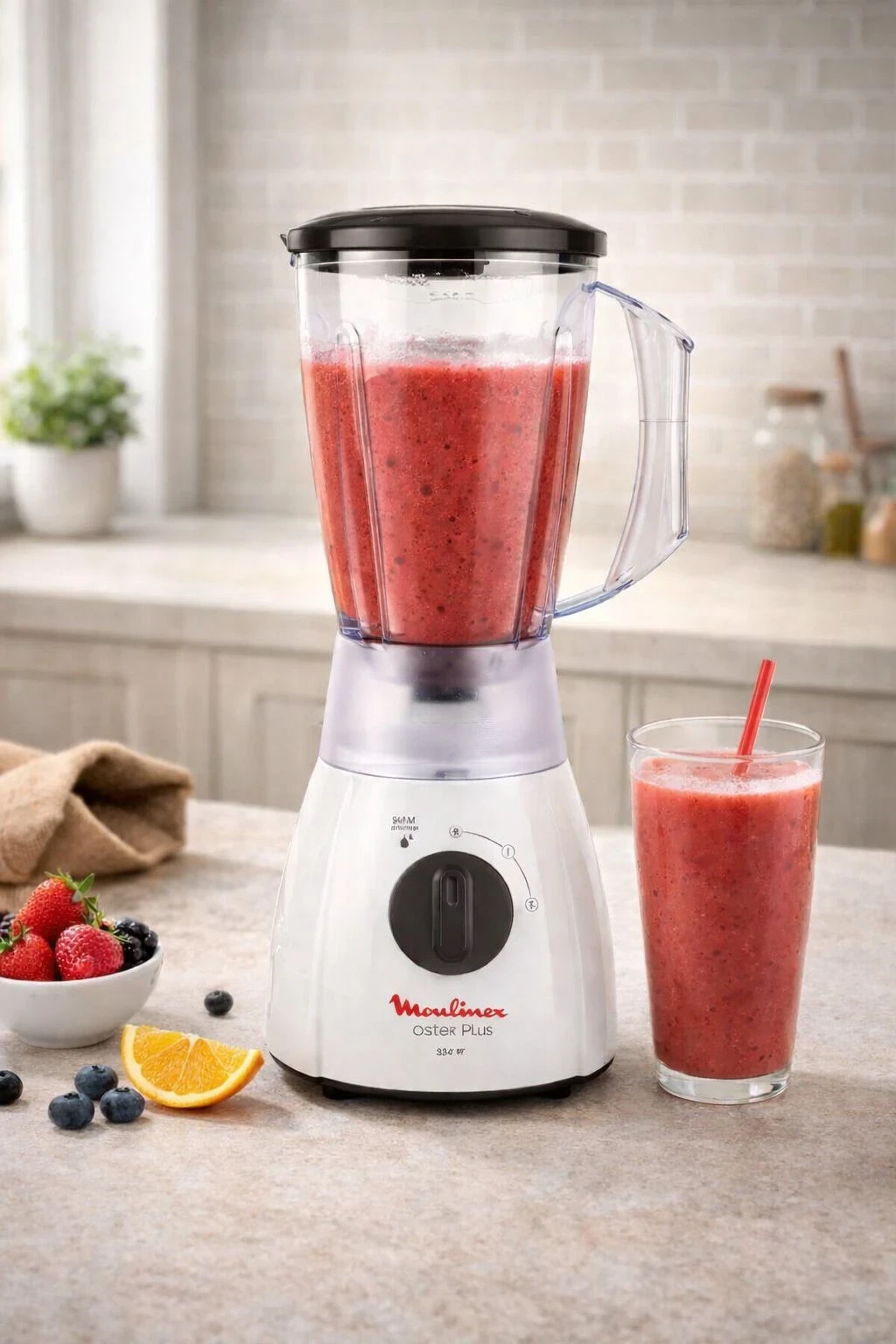 LICUADORA MOULINEX BLANCA 2LTS OPTIMIX PLUS 