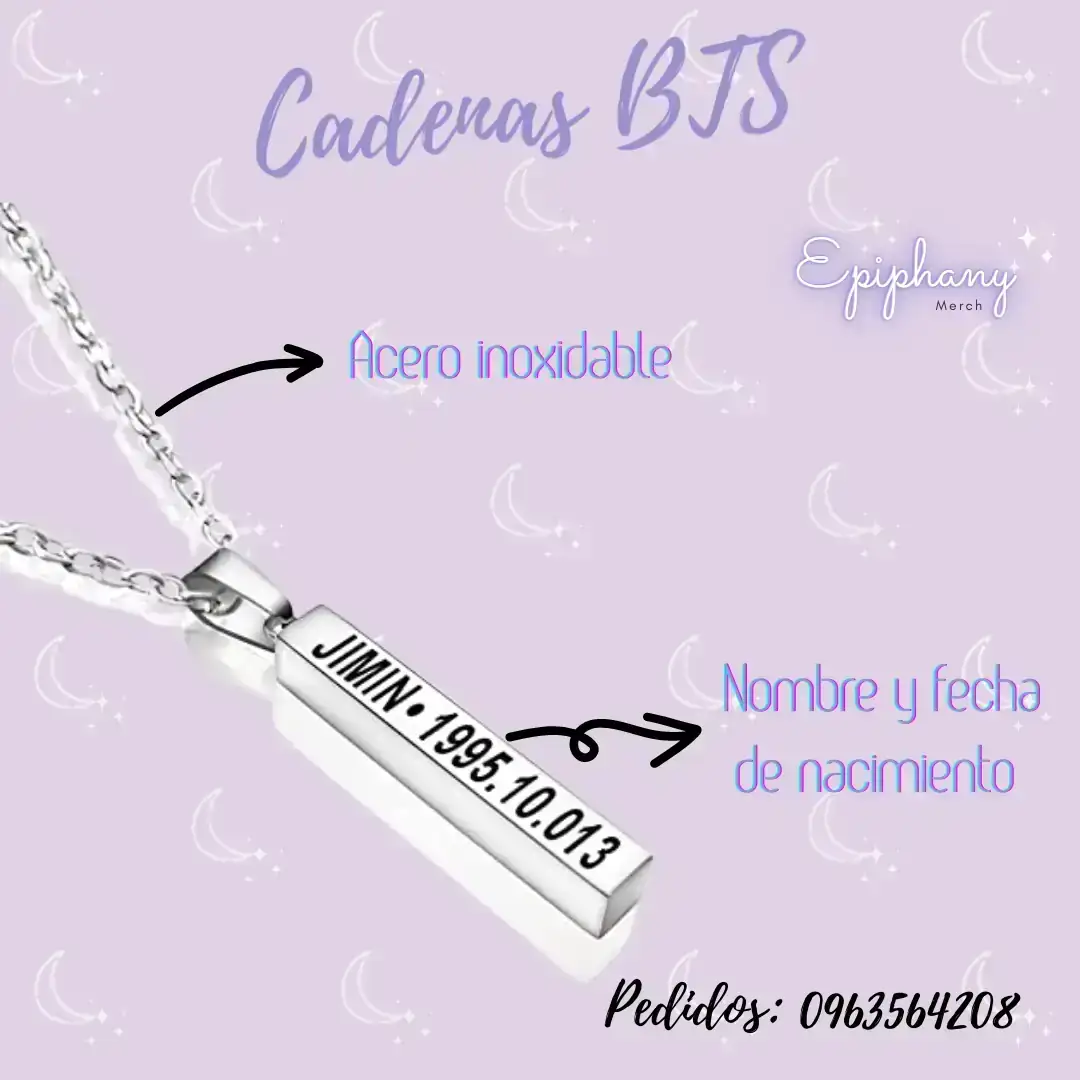 Cadenas BTS - Integrantes 2
