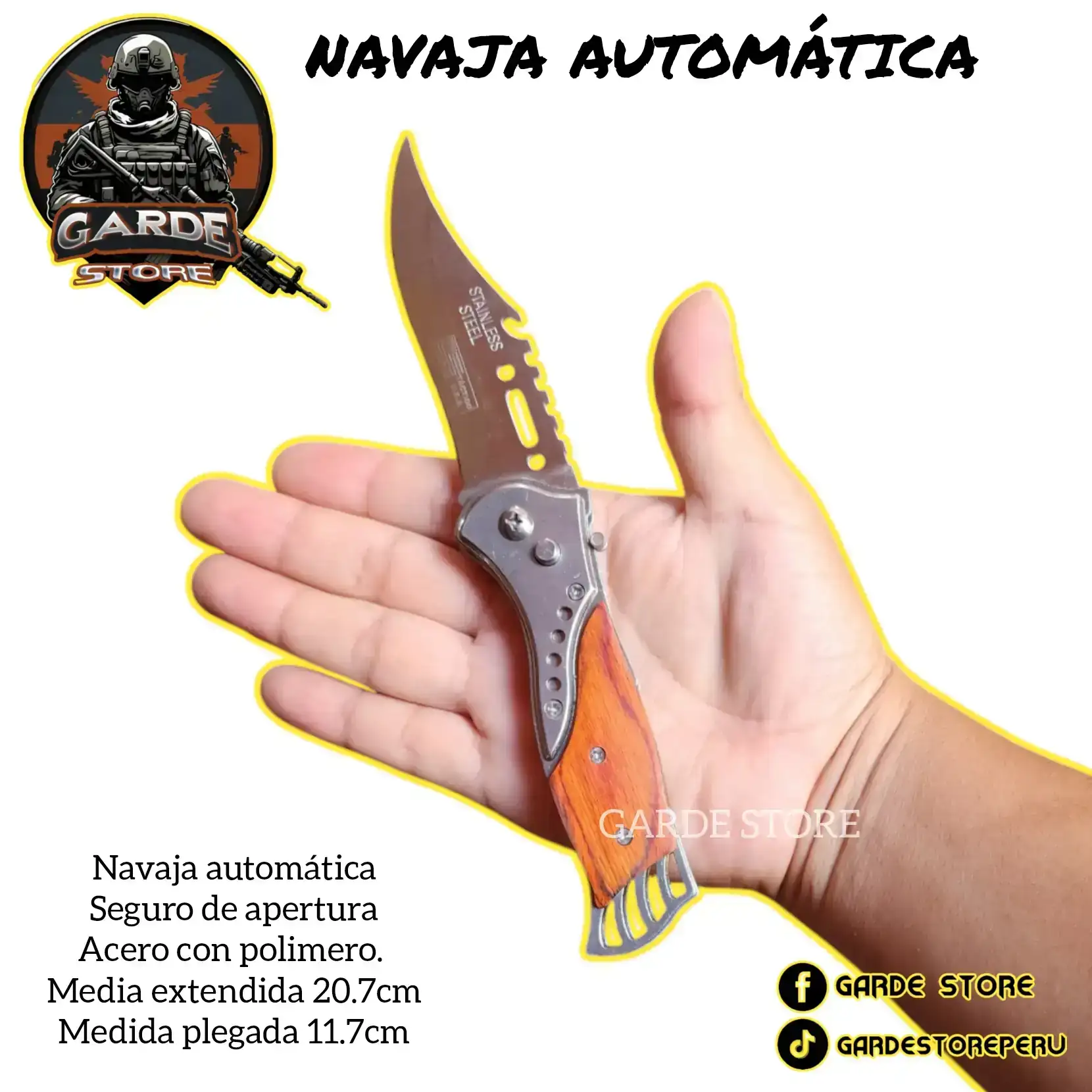 NAVAJA SEMI AUTOMÁTICA ECONÓMICA.  3