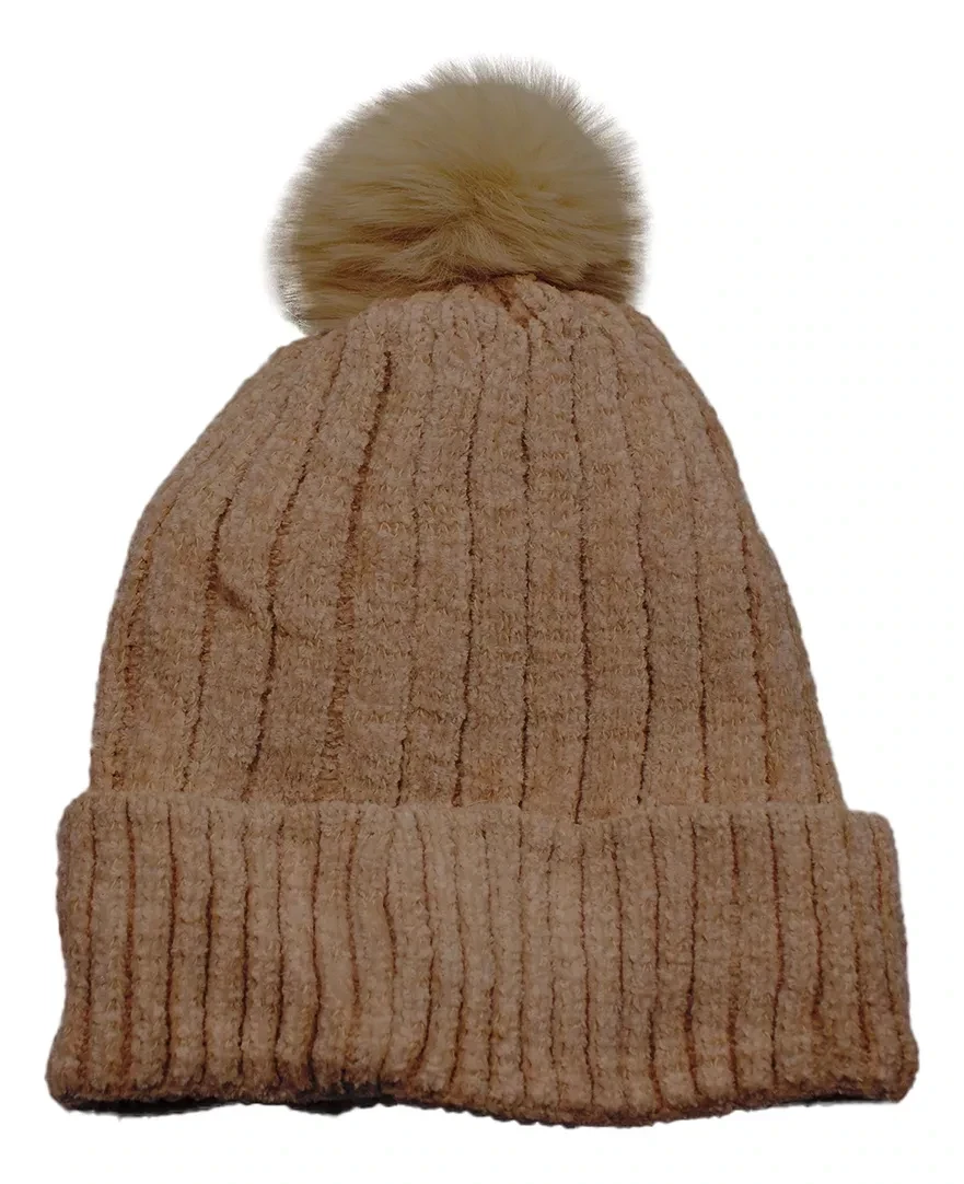GORRO TEJIDO POMPOM 9038SR 3