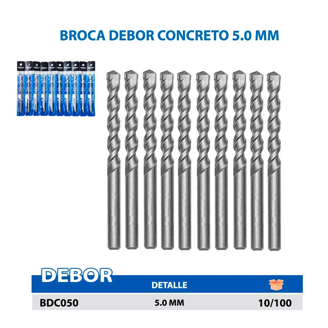 BROCA DEBOR CONCRETO 5.0 MM 