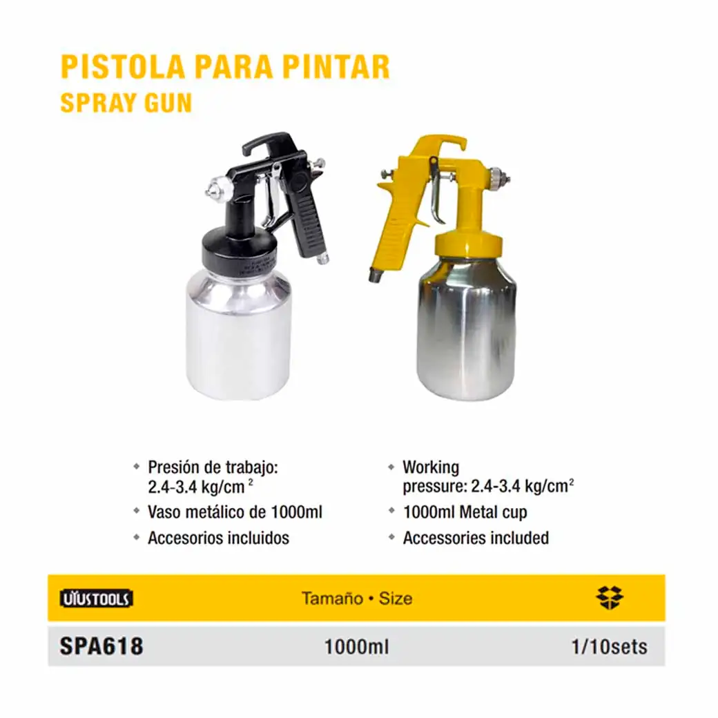 PISTOLA P/PINTAR Baja UYUST 1000 ML