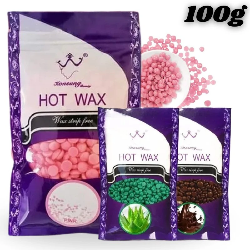 Paquete de cera depilatoria en perla 100g
