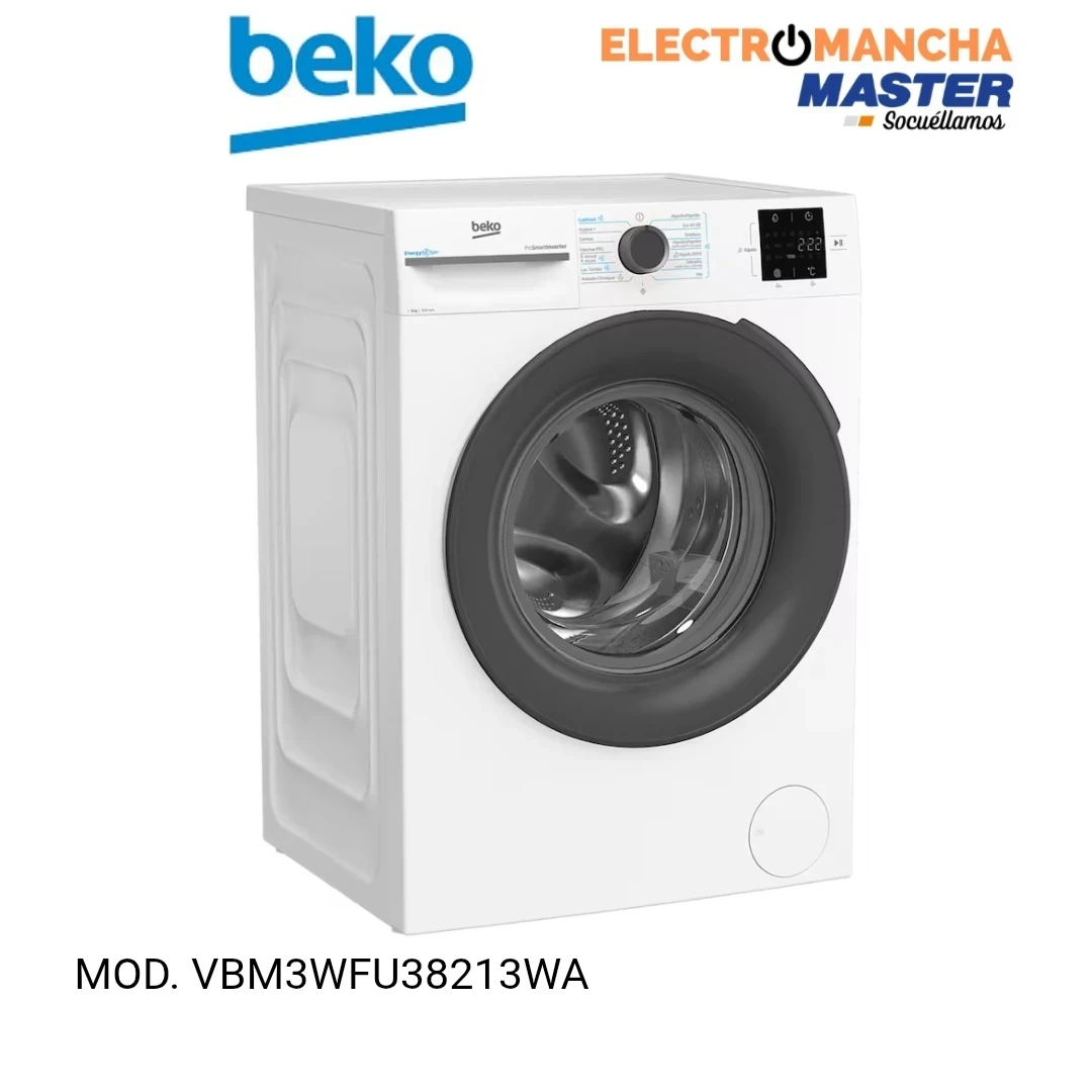 LAVADORA BEKO VBM3WFT38213WA 8 KILOS 1200 RPM. A 2