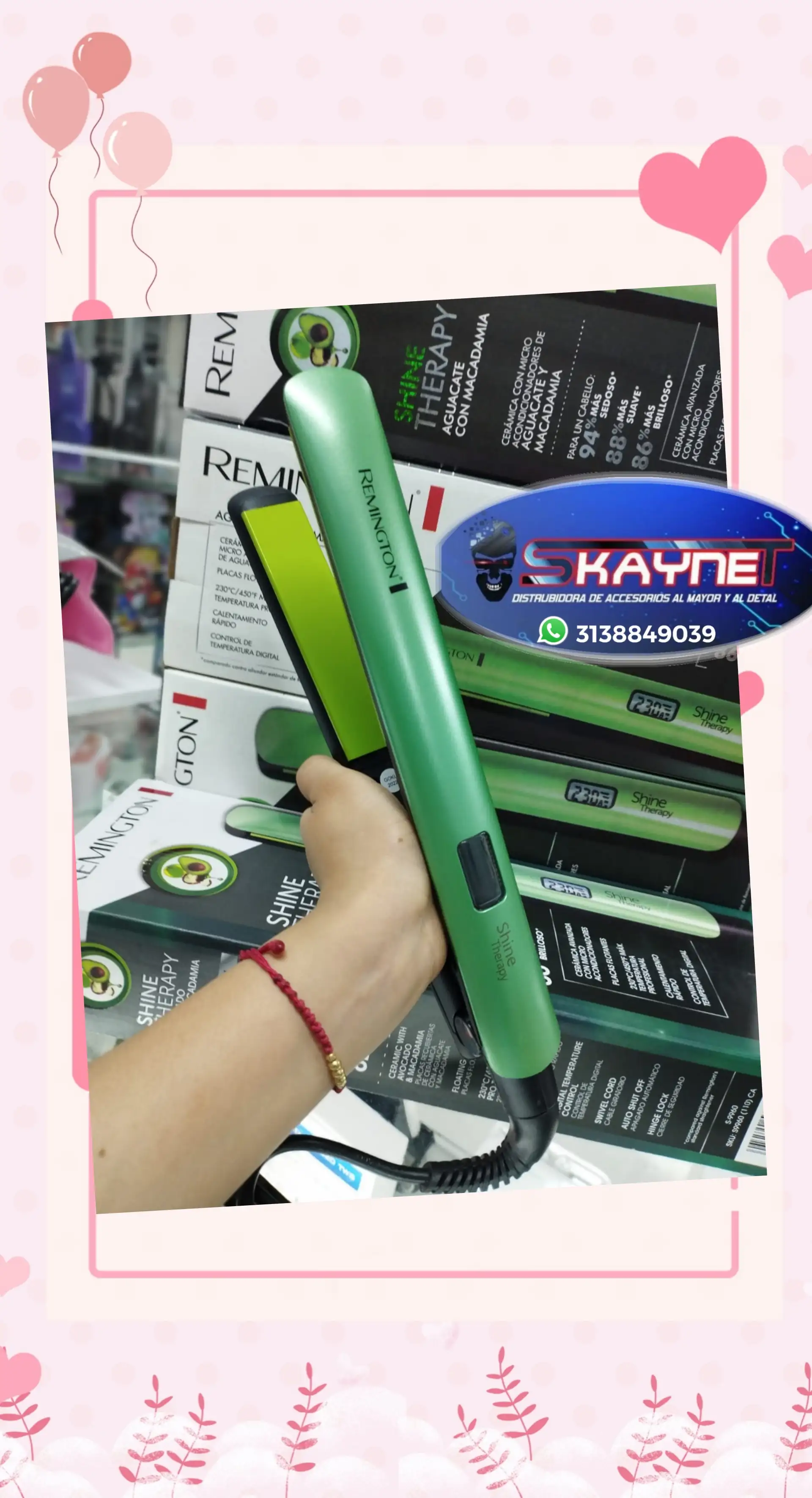 Plancha REMINGTON Aguacate o kerarina y ARGAN  3