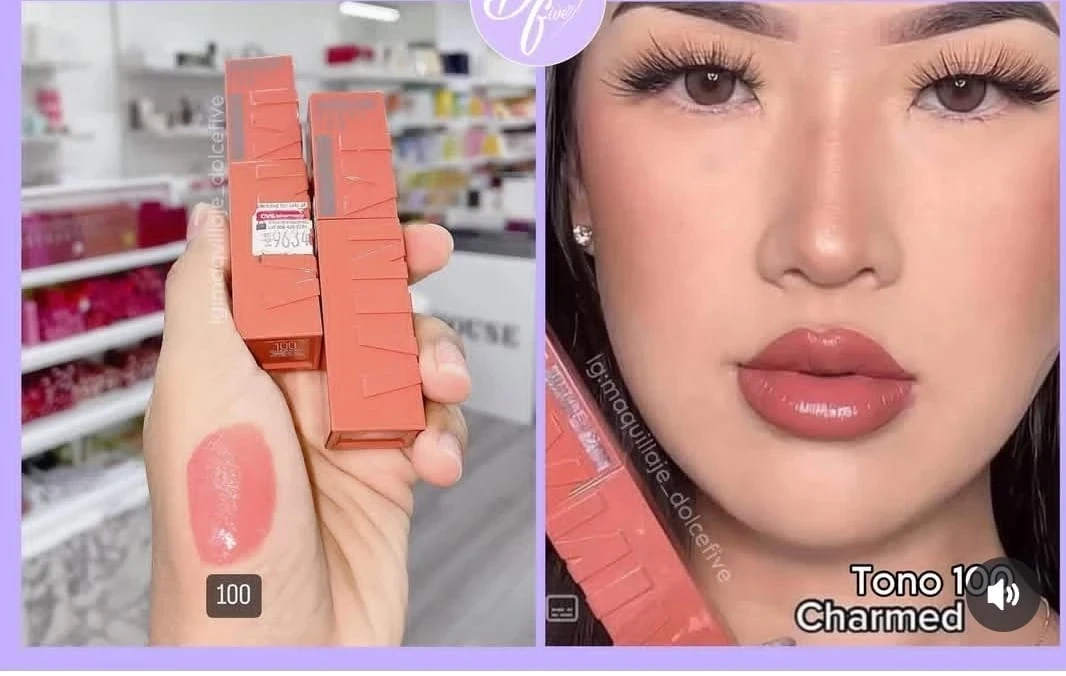 maybelline labial #100 charmed
