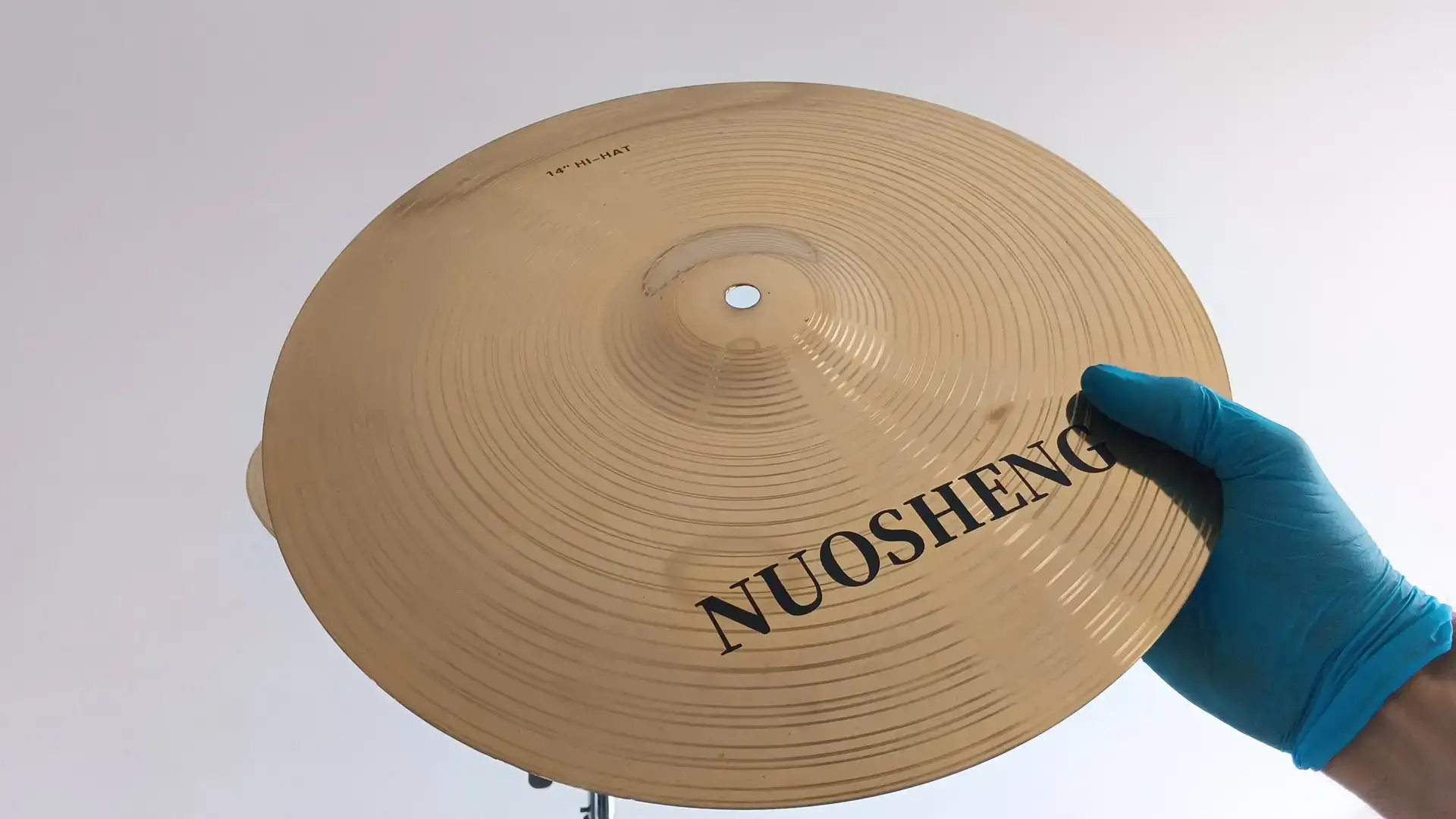 Platillos HIT HAT Nuesheng para Bateria Acustica 3