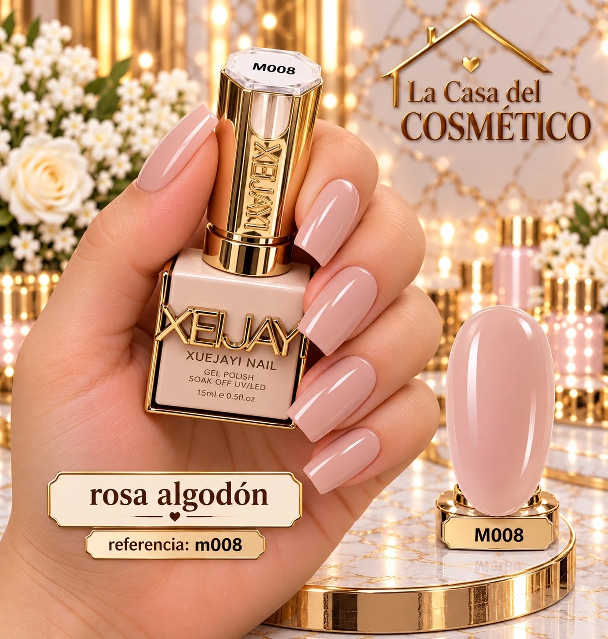 xeijayi m008 rosa algodon