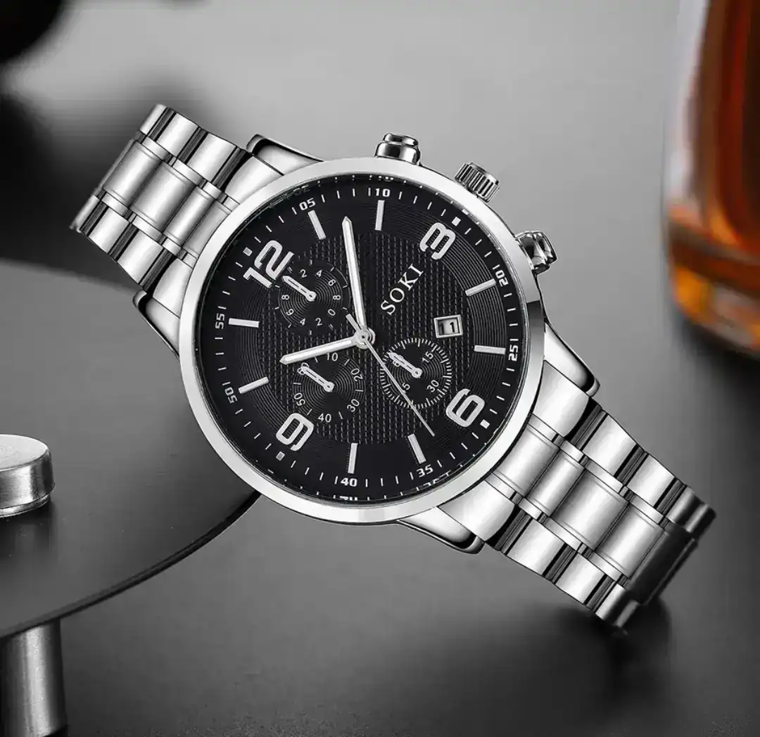 Reloj + Pulsera Cromo 3