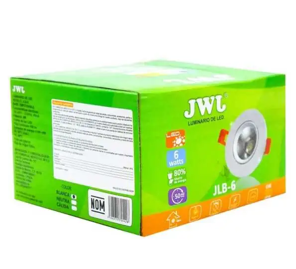 Plafon LED 6W Luz Blanca Facetado Dirigible 