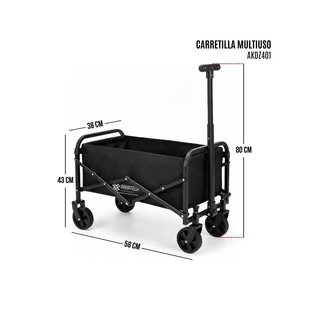 Carretilla Multiuso Plegable 4