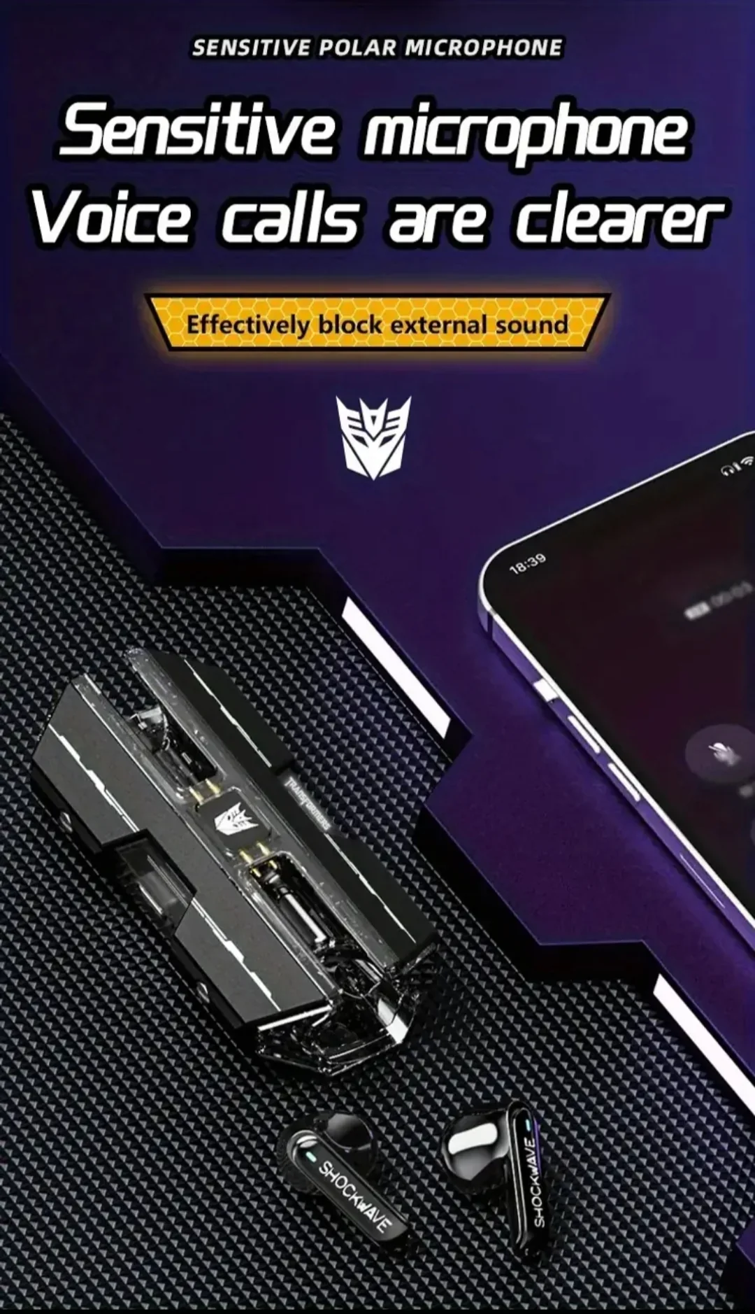 Airpods Transformers Earpods TF-T01 3