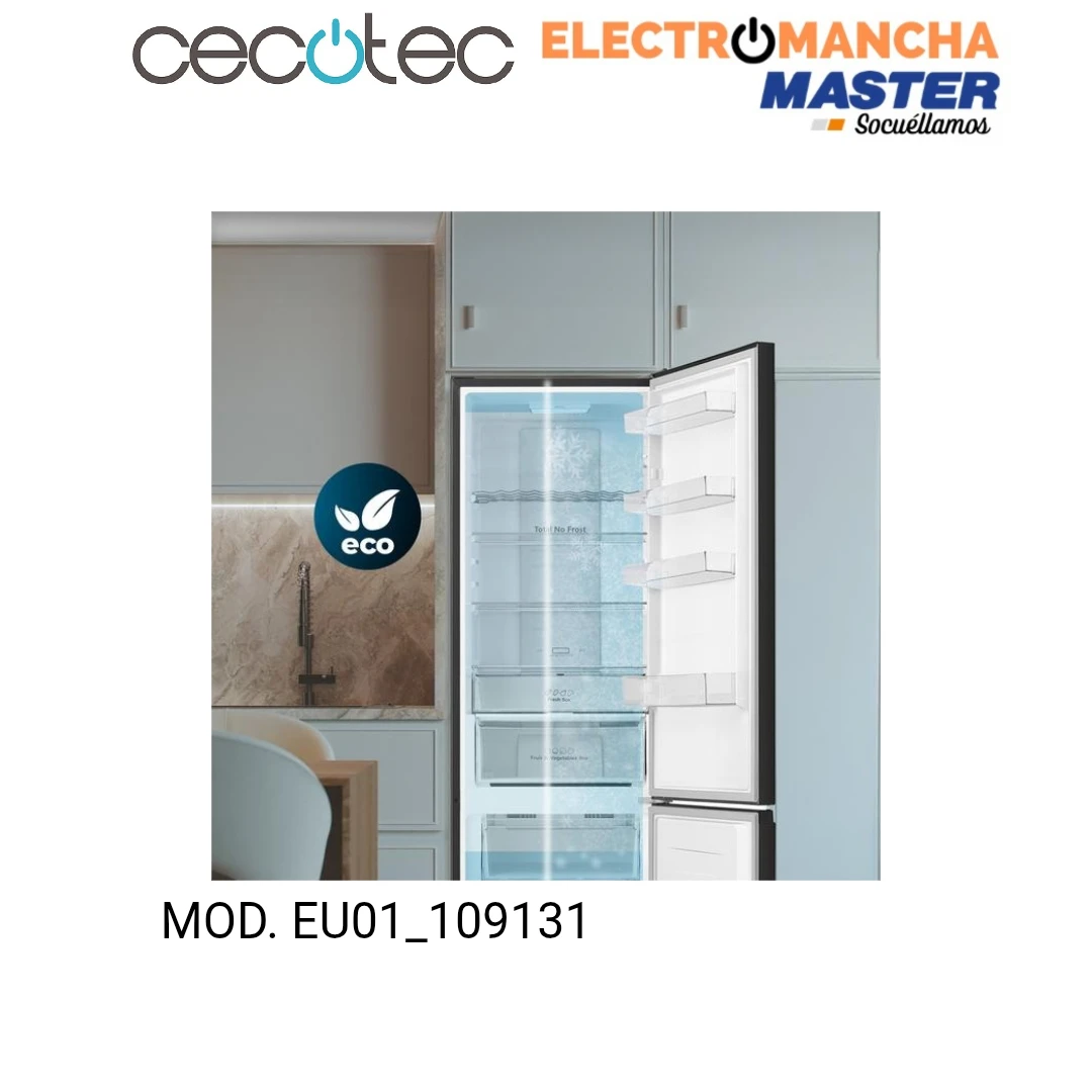FRIGO COMBI CECOTEC A01_EU01_109131 INOX 2,01*60 NF CLASE A 7