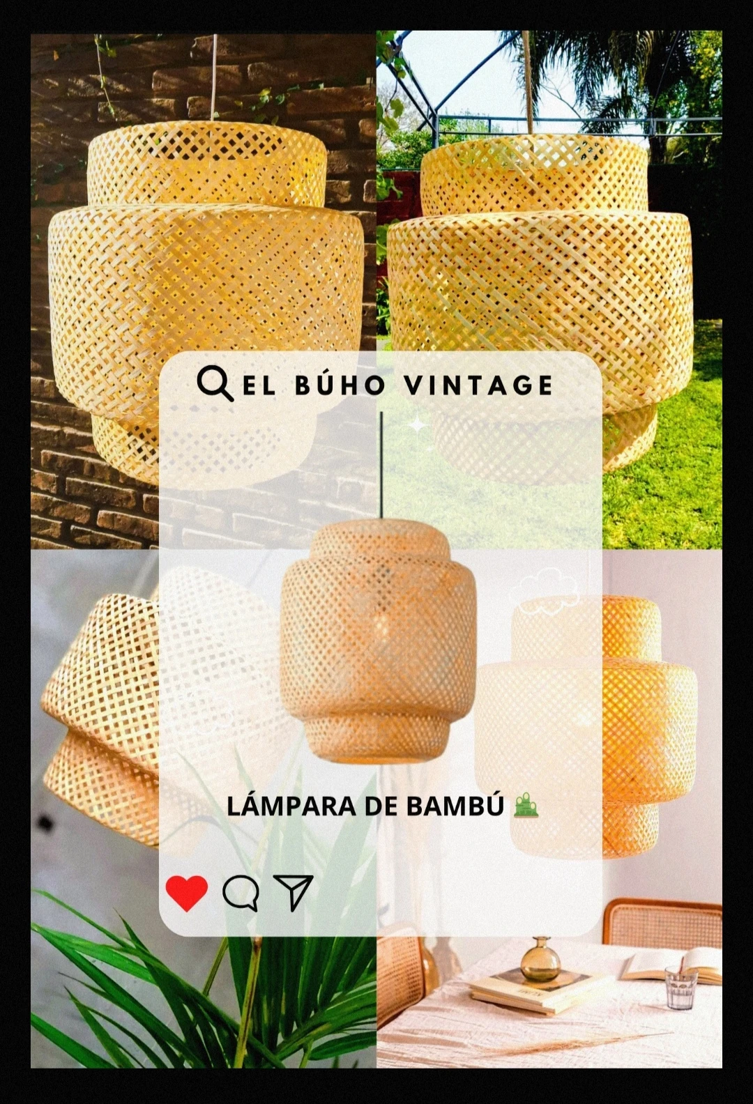 Lámpara de Bambú 🎍