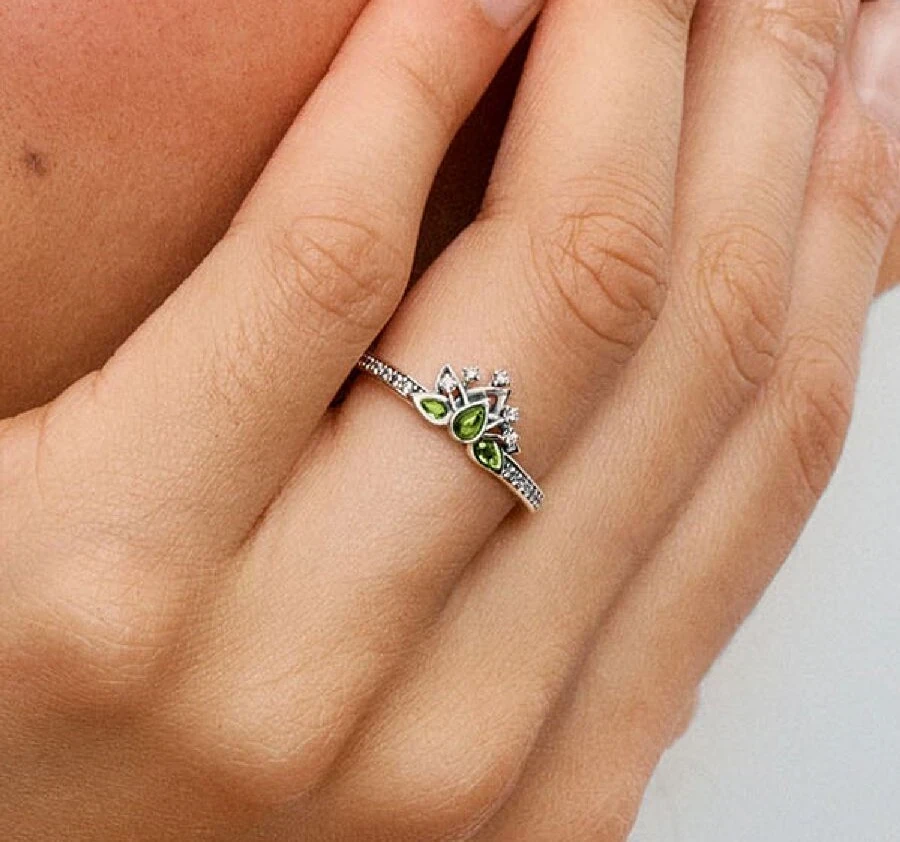 Anillo Tiara Princesa Tiana de Disney 3