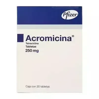 Acromicina tabletas 250mg C/20