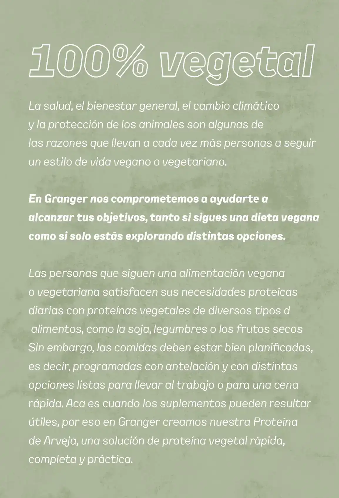 Proteína de Arveja producto vegano  2