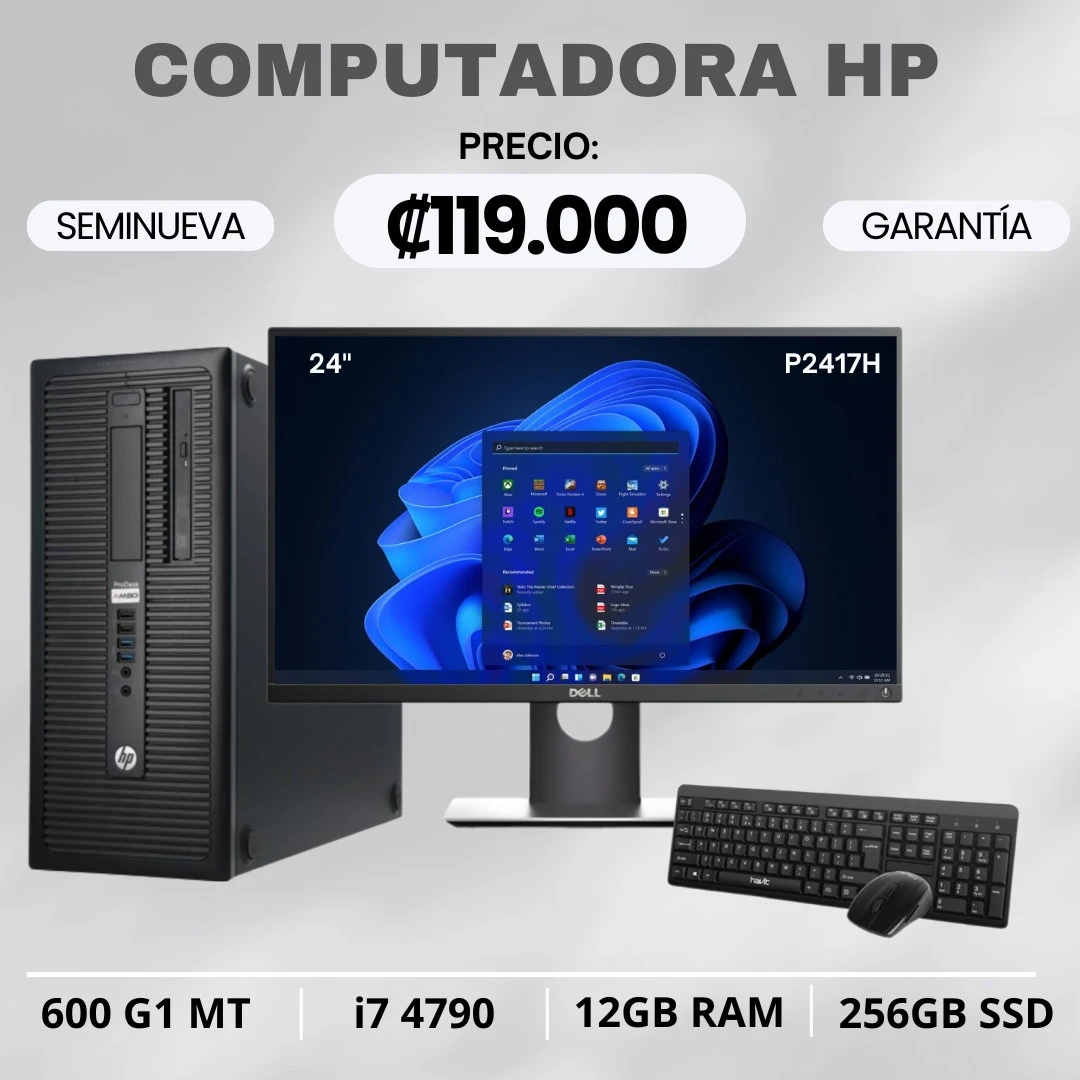 COMPUTADORA HP 600 G1 MT