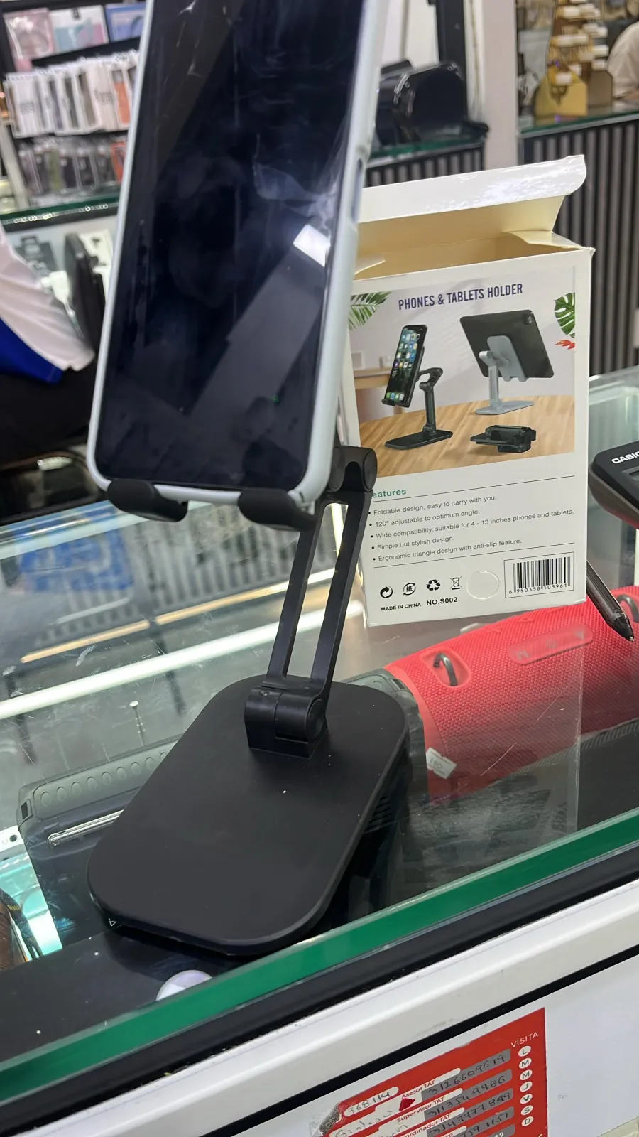 Soporte holder plastico para celular en el escritorio  4