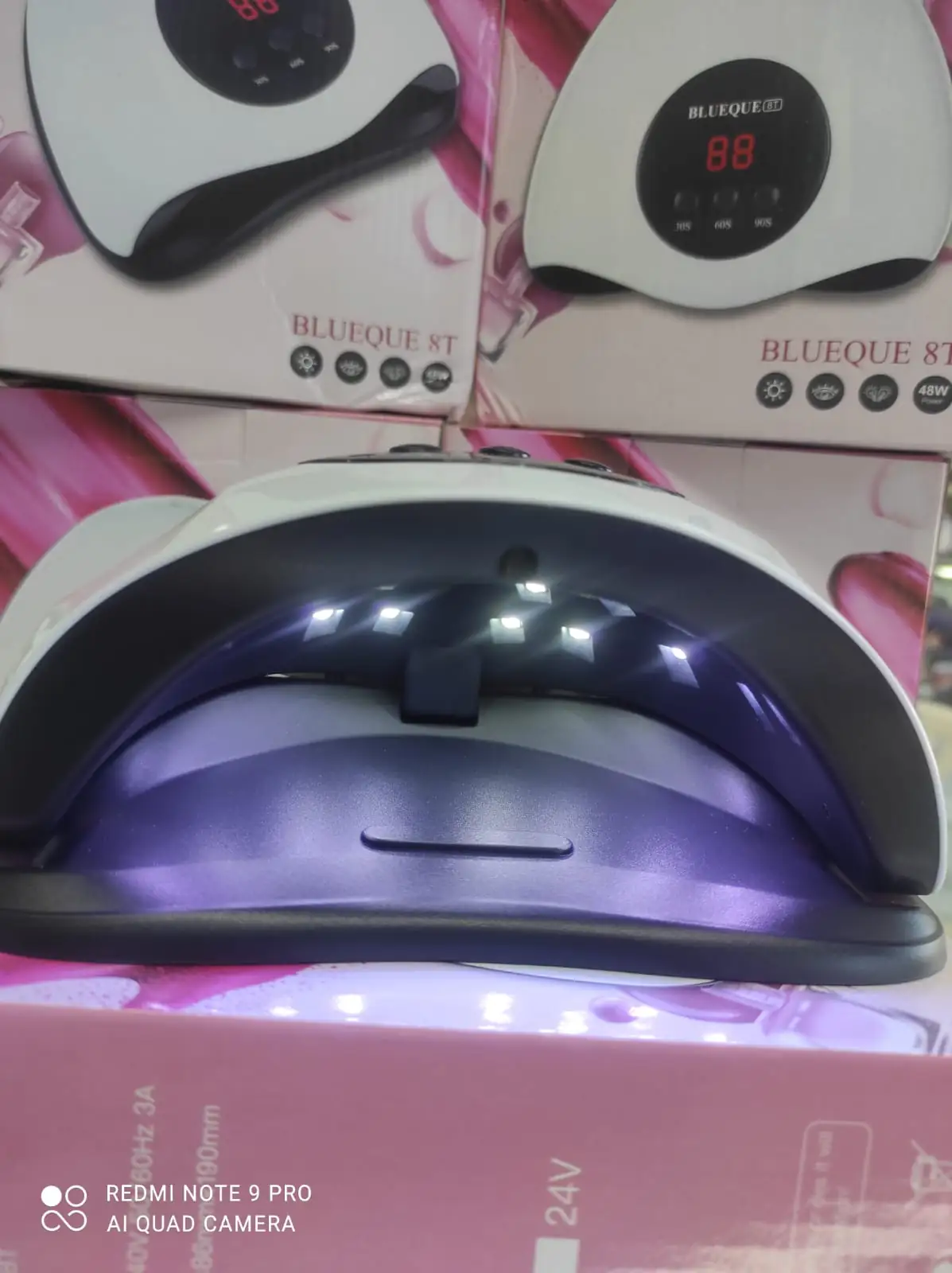 Lámpara de uñas Bluequet  3