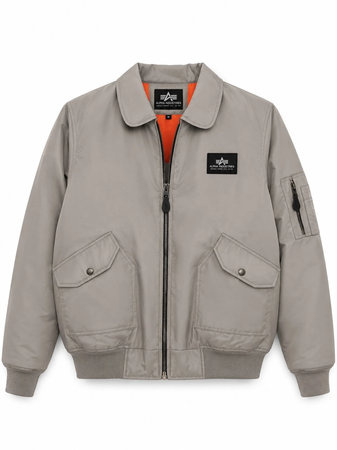 Bomber alpha gris claro 