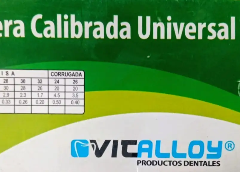 Ceras calibradas #24, #26... - Vitalloy  2