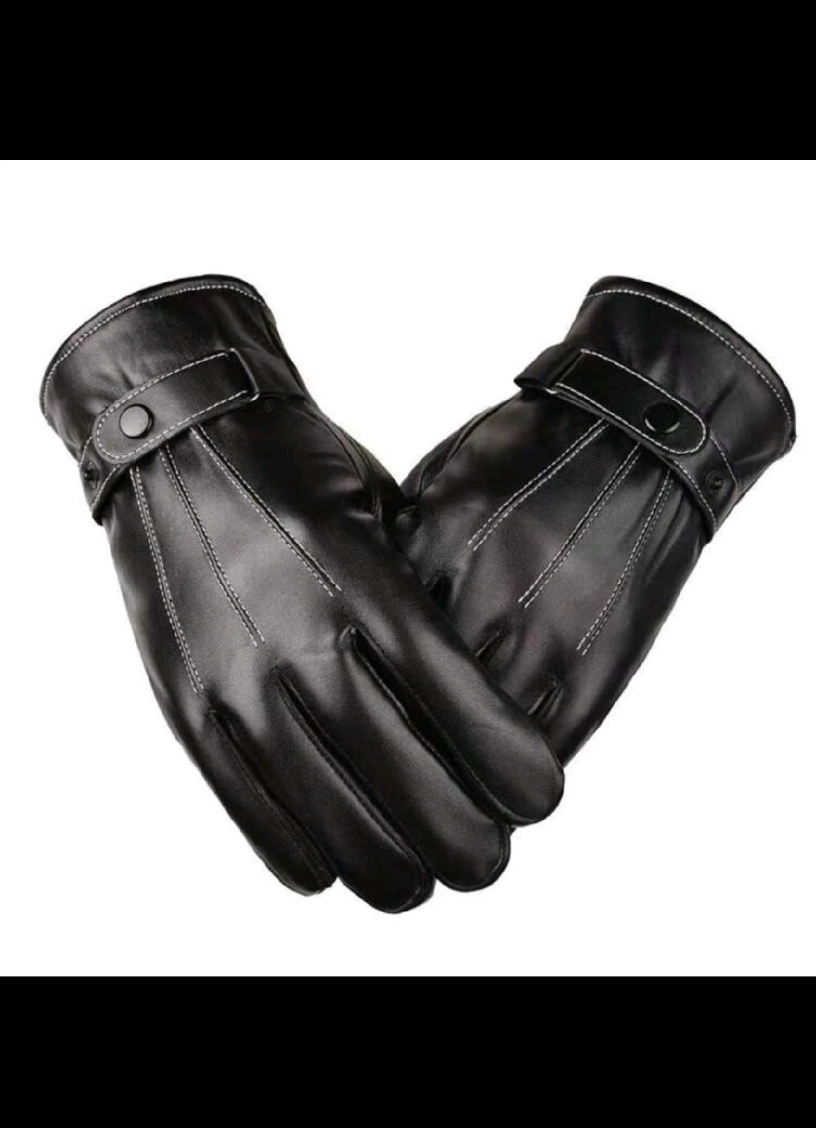 Guantes Térmicos Elegantes Tipo Cuero con Pantalla Táctil 9