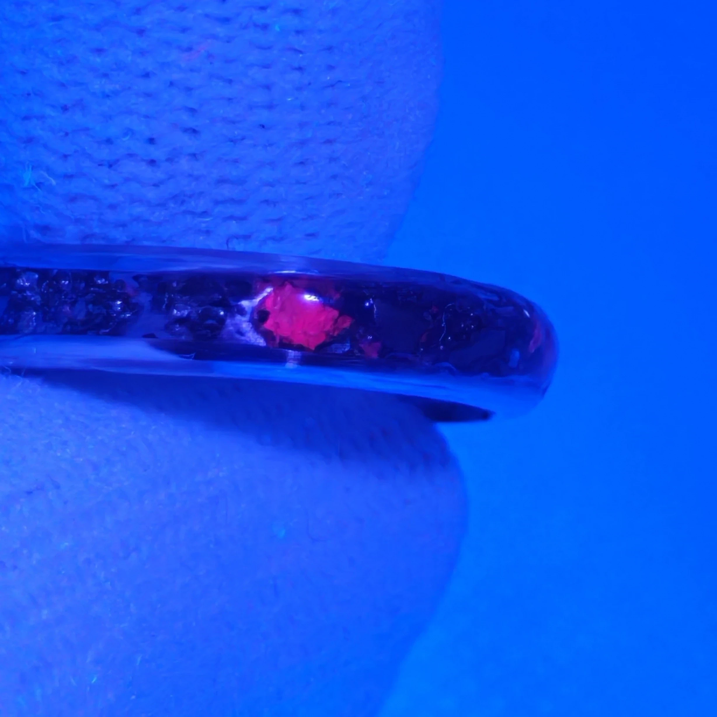 Anillo con Rubí y Pirita Genuinos 4