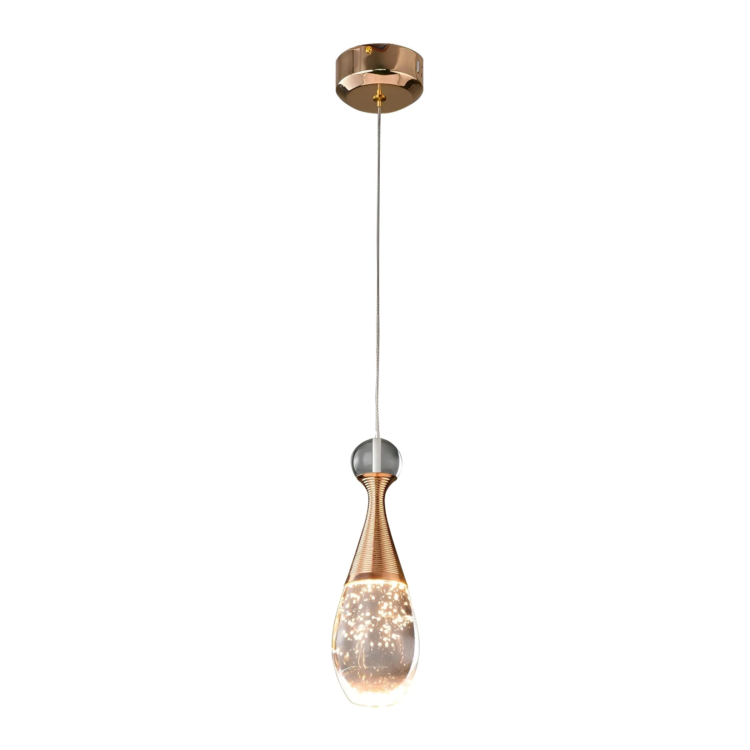 LAMPARA COLGANTE LED LUZ CALIDA/3K 3W  4
