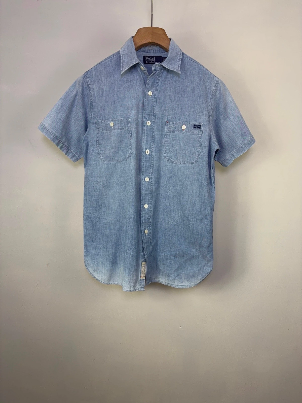 Camisa Manga Corta Polo by Ralph Lauren US-RL Naval Res Chambray