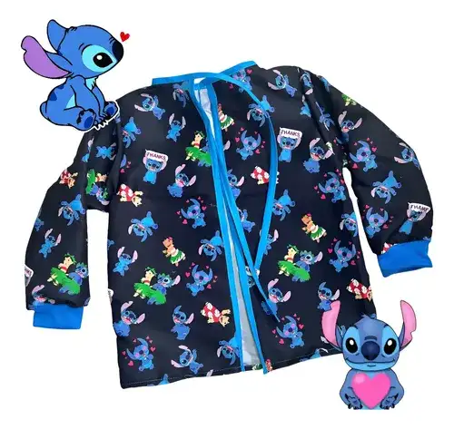 Delantal escolar lilo y Stitch antifluido 