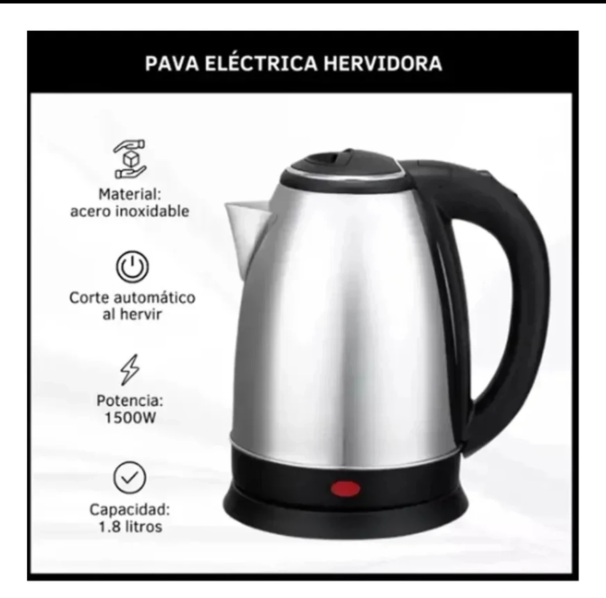 PAVA ELÉCTRICA BIG STAR HERVIDORA
