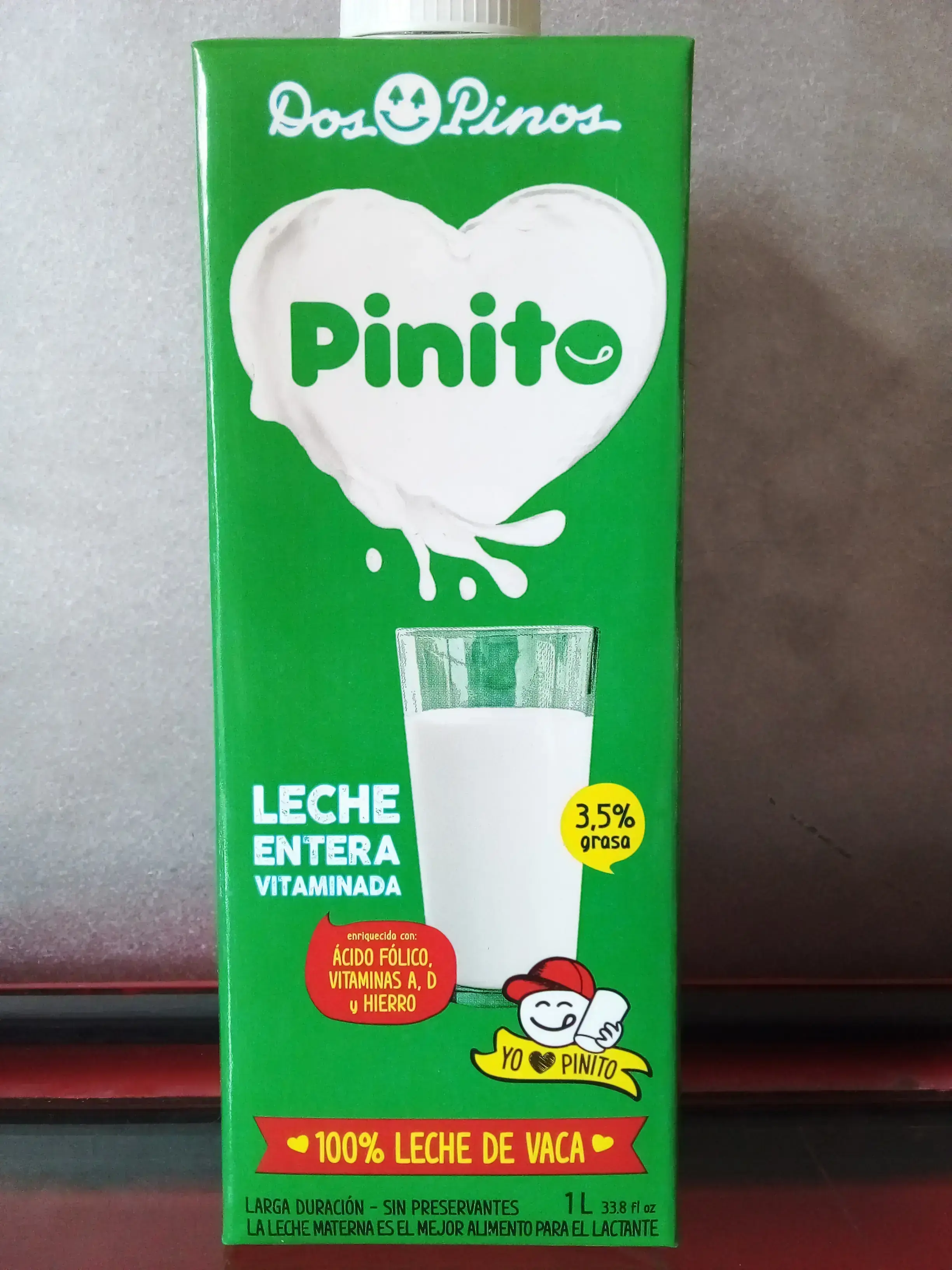 Leche pinito de 1 litro 