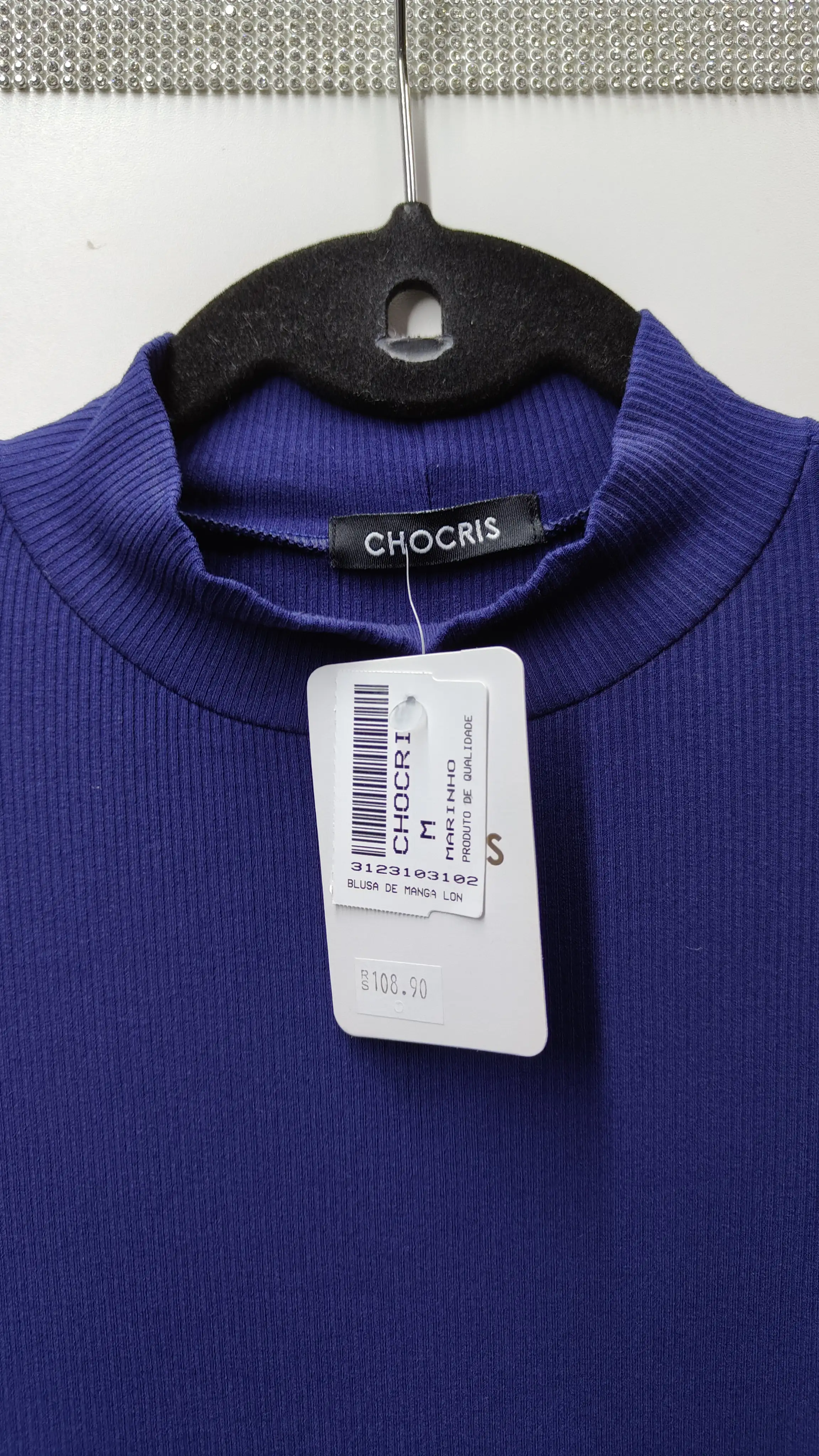 Blusa Chocris Manga Lon Blue 3