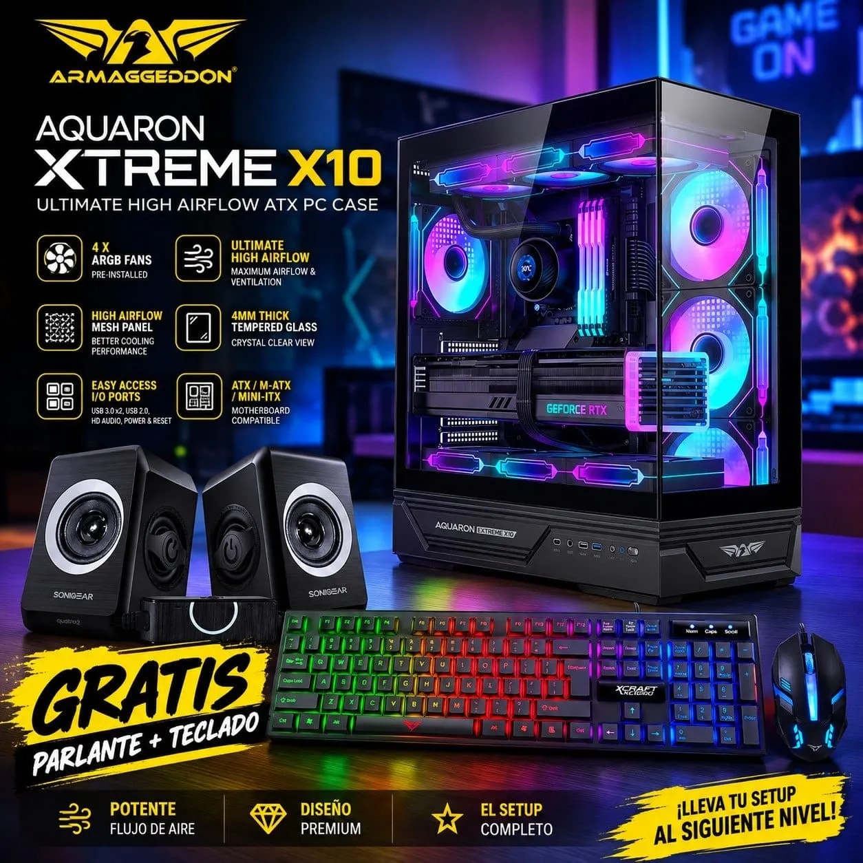 Combo Aquaron Xtreme x10 