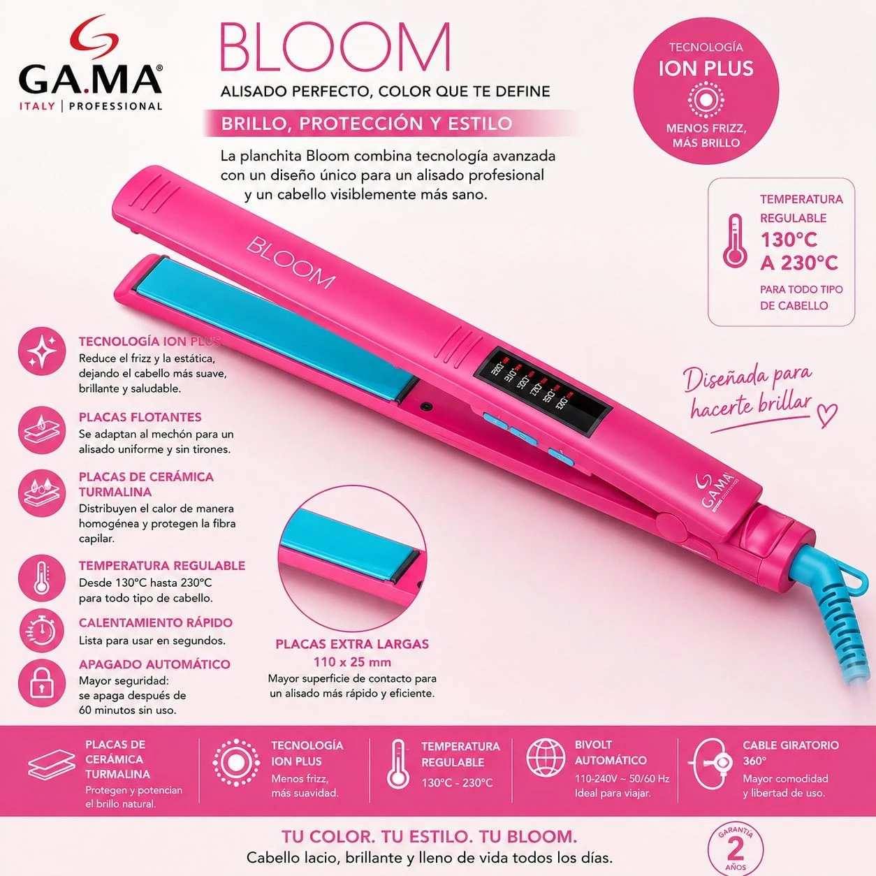 PLANCHITA GAMA BLOOM