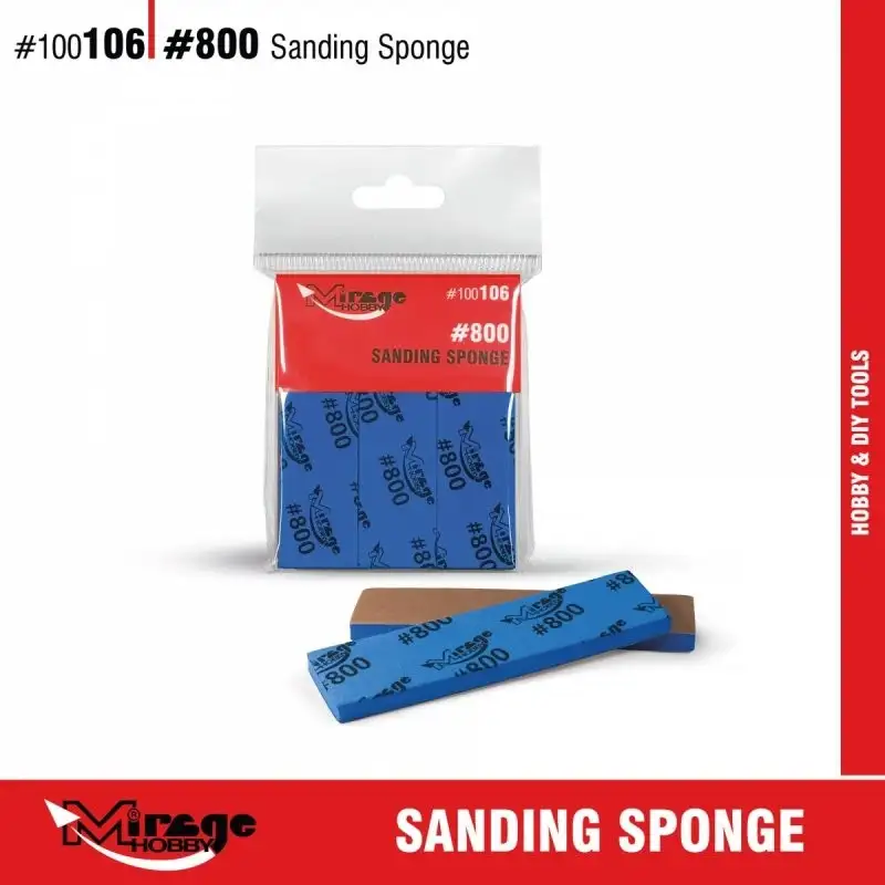 ESPONJA DE LIJADO #800 MIRAGE [6 unidades] (esponjas de lijado)