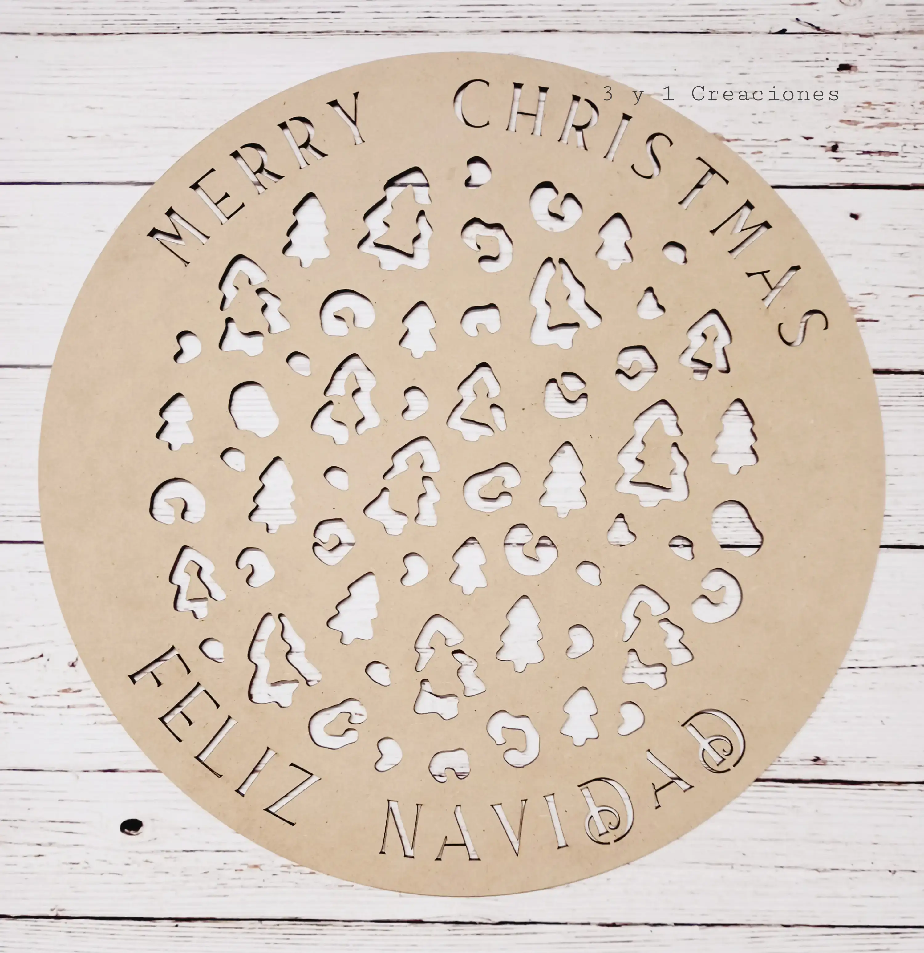 PLATO DE SITIO MODELO NAVIDAD PRINT
