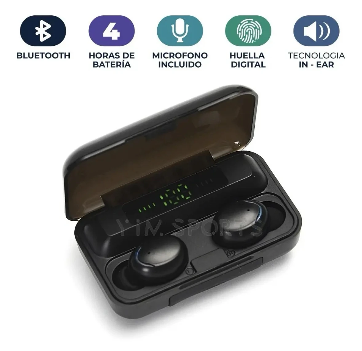 Audífonos Bluetooth 5.4 Gaming Buytiti ST-W130- Estuche 800mAh 2