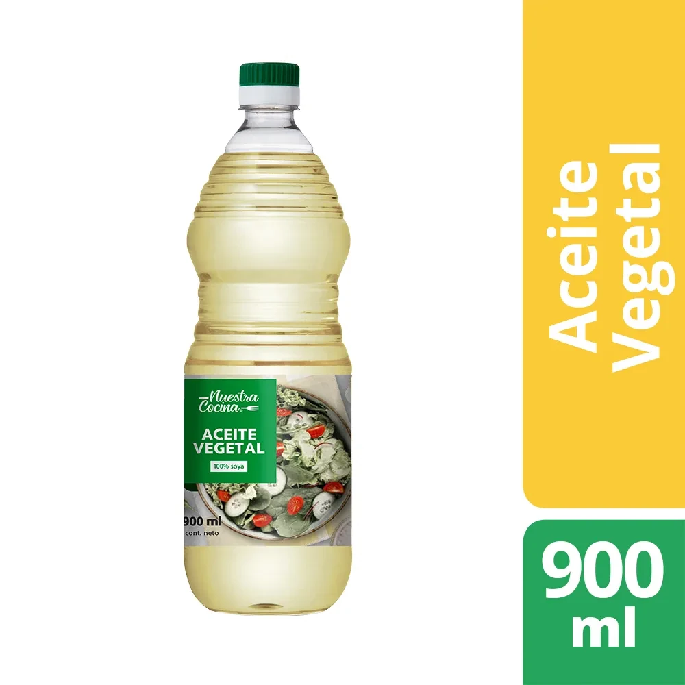 Aceite vegetal botella Nuestra cocina 900ml