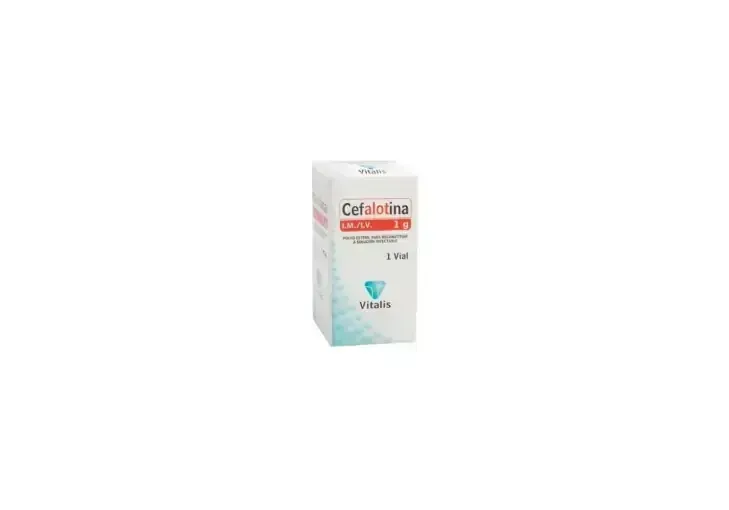 CEFALOTINA AMP 1G X 1 AMP VITALIS