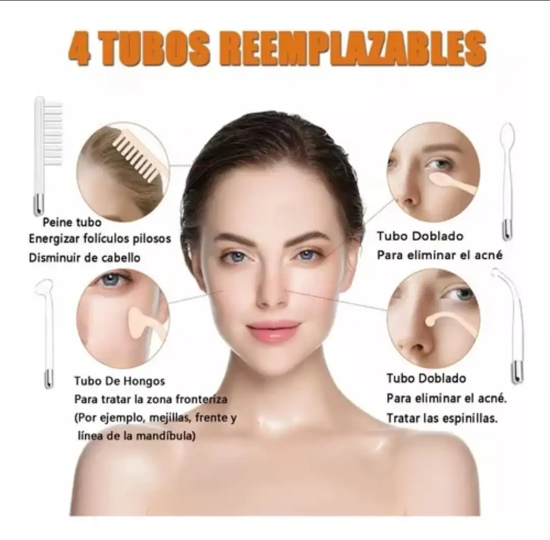 Máquina Terapia Piel, Facial Dispositivos De Alta  Frecuencia 2