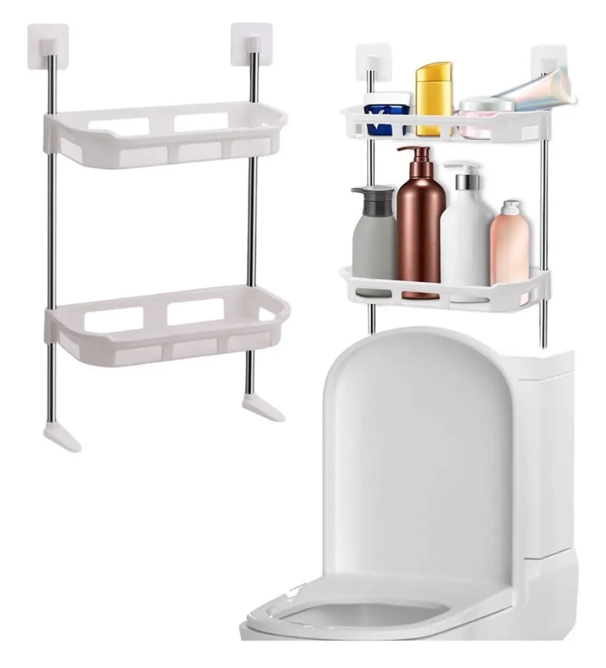 Estante para baño 2 niveles 4