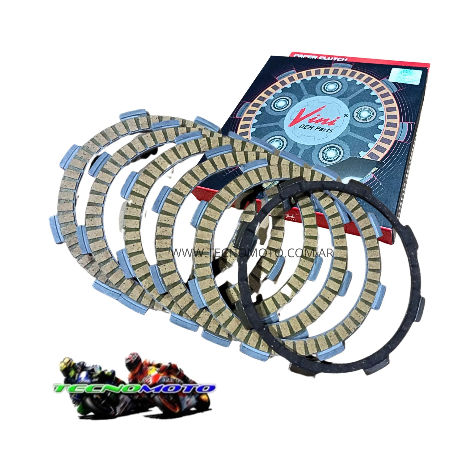 DISCO EMBRAGUE BAJAJ 200 NS 6PCS -50365