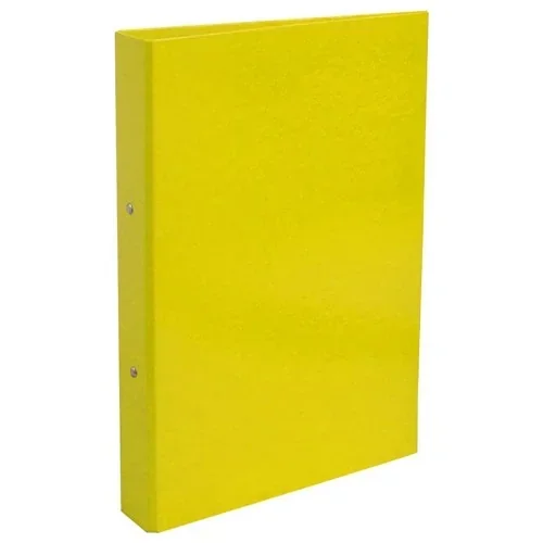 Carpeta doble anillo amarilla 2