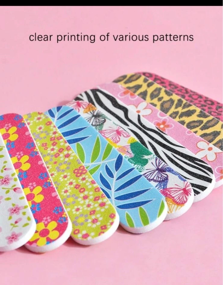 Lima para uñas mini 10pz 2