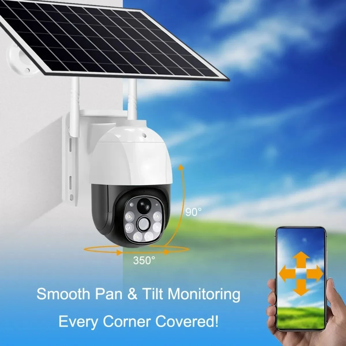 CAMARA SEGURIDAD 360° SOLAR