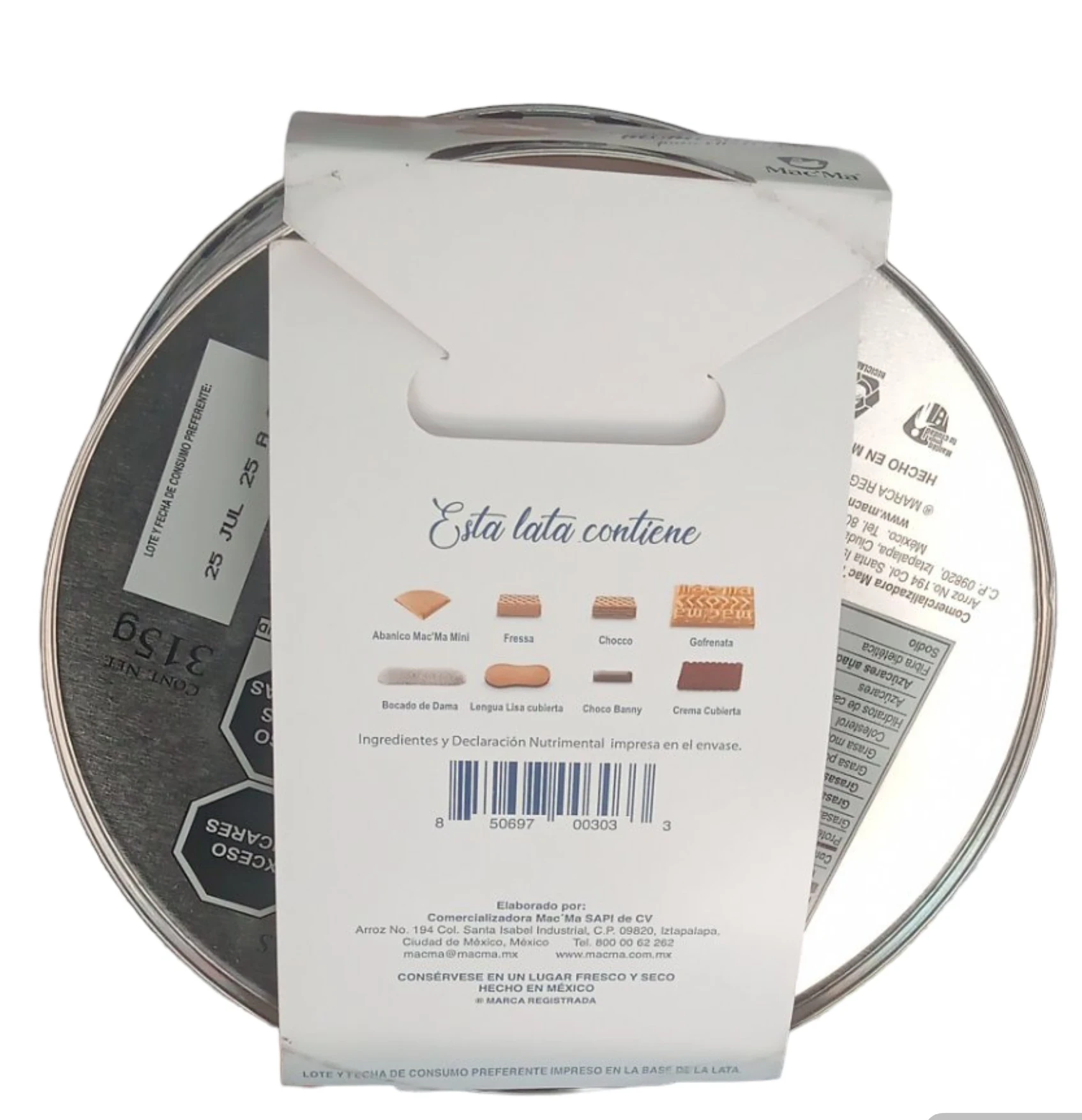 Galletas mac ma surtidas 315 g 2